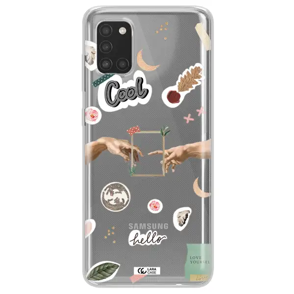 Creation Of Adam Samsung A31 Clear TPU Case