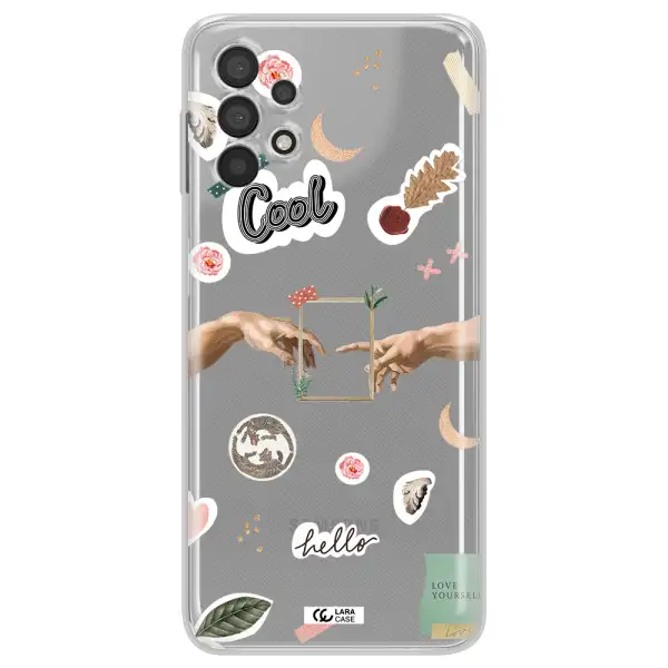Creation Of Adam Samsung A32 Clear TPU Case
