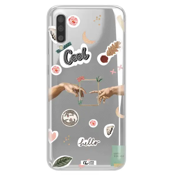 Creation Of Adam Samsung A50S Clear Tpu Case