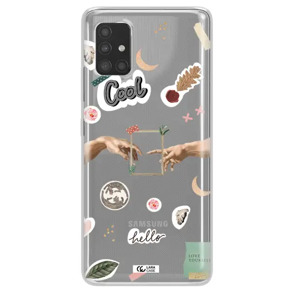 Creation Of Adam Samsung A51 Clear TPU Case