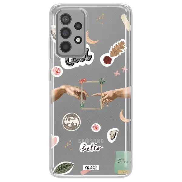 Creation Of Adam Samsung A52 Clear TPU Case