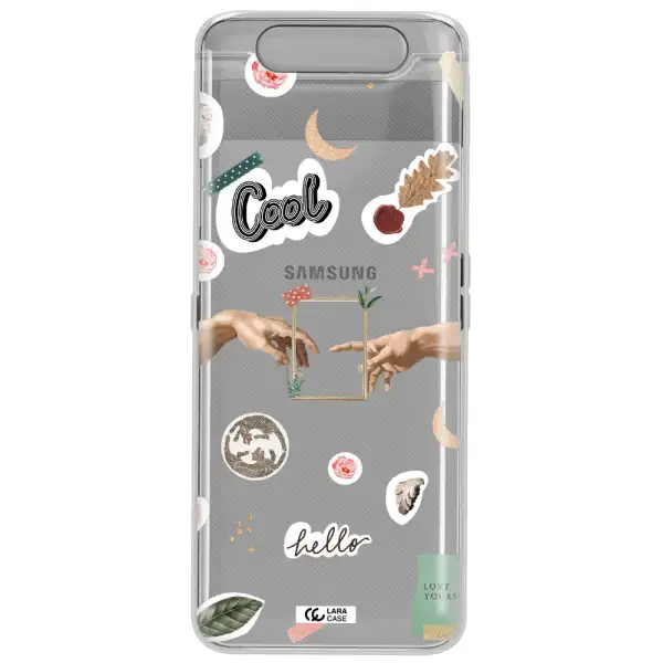 Creation Of Adam Samsung A80 Clear TPU Case