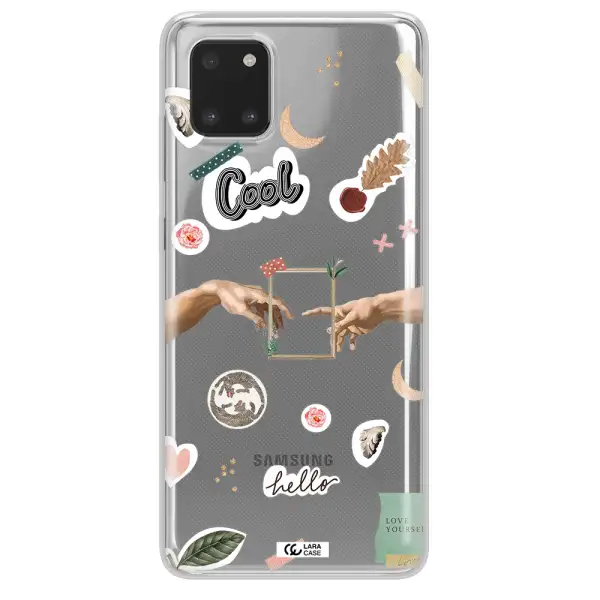 Creation Of Adam Samsung A81 Clear TPU Case