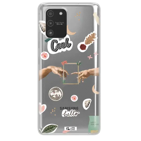 Creation Of Adam Samsung A91 Clear TPU Case