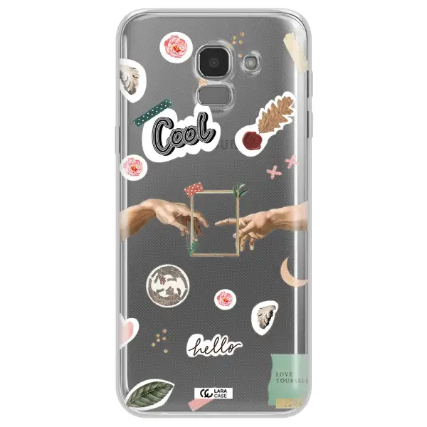 Creation Of Adam Samsung J6 Clear TPU Case
