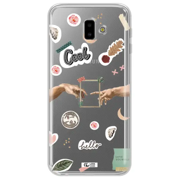 Creation Of Adam Samsung J6 Plus Clear TPU Case