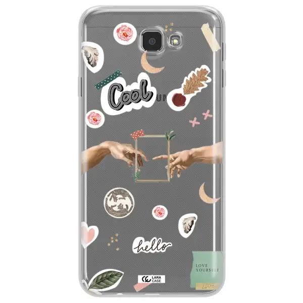 Creation Of Adam Samsung J7 Prim Clear TPU Case