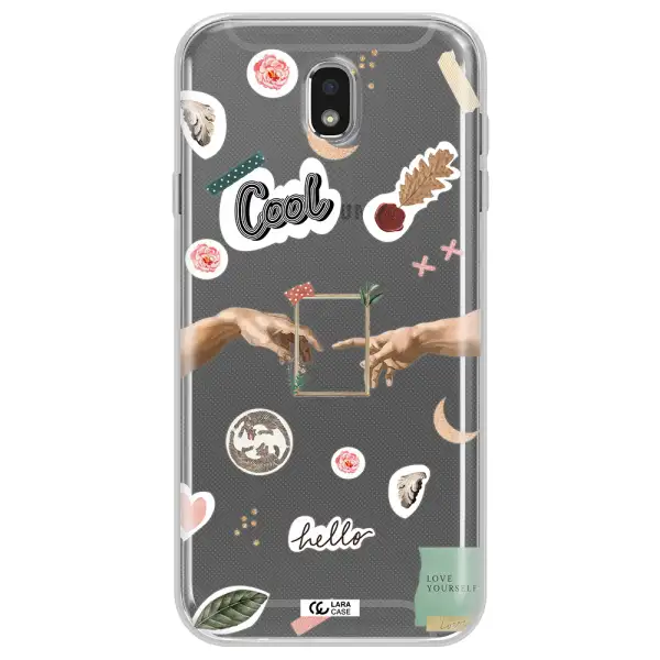 Creation Of Adam Samsung J7 Pro Clear TPU Case