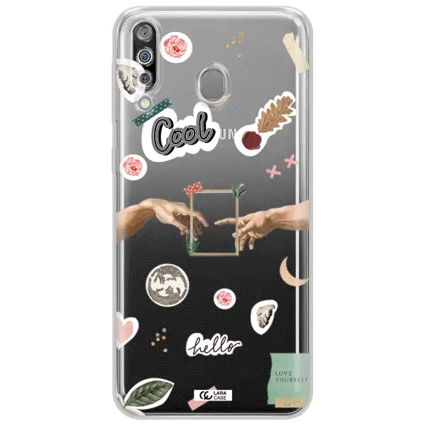 Creation Of Adam Samsung M30 Clear TPU Case