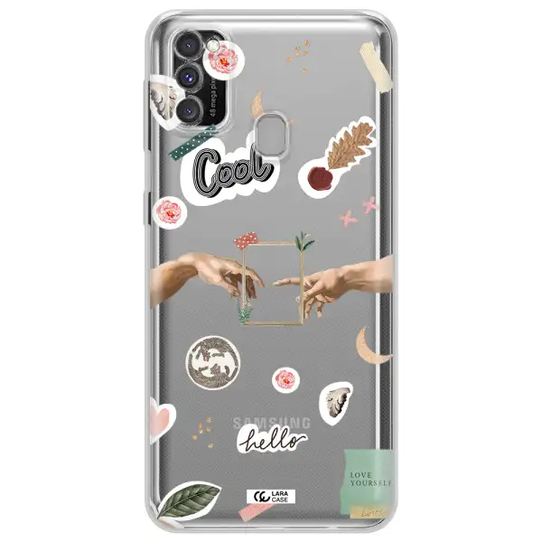 Creation Of Adam Samsung M30S Clear TPU Case