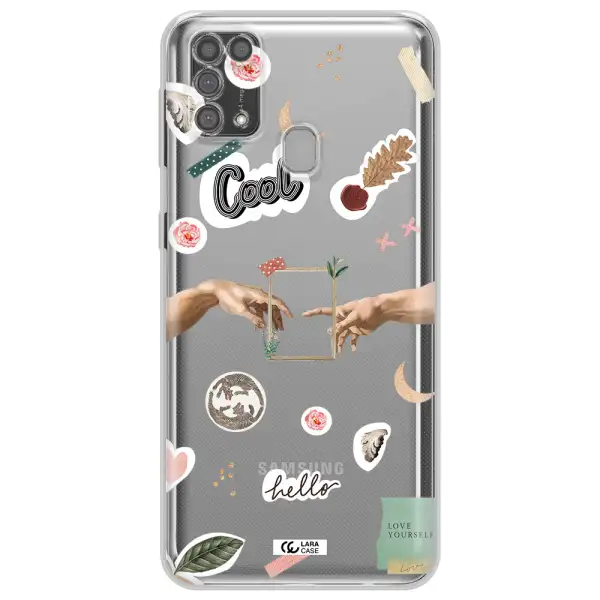 Creation Of Adam Samsung M31 Clear TPU Case