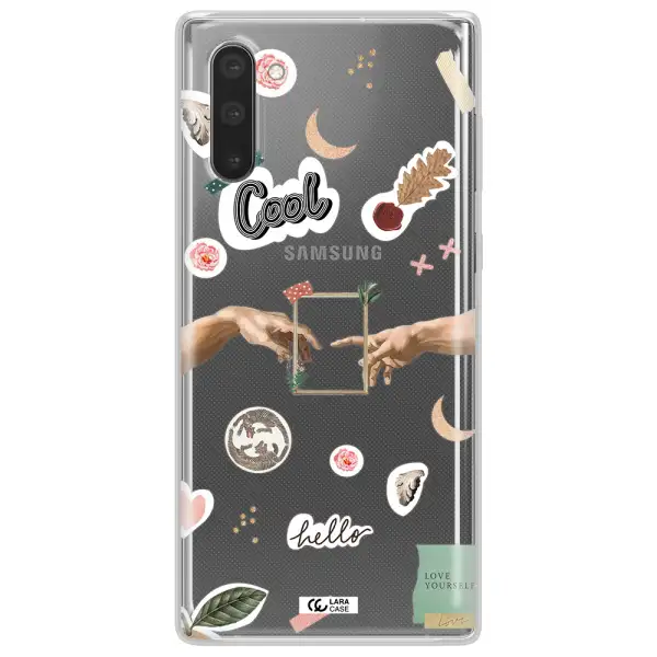 Creation Of Adam Samsung Note 10 Clear TPU Case