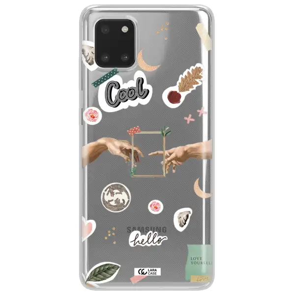 Creation Of Adam Samsung Note 10 Lite Clear TPU Case