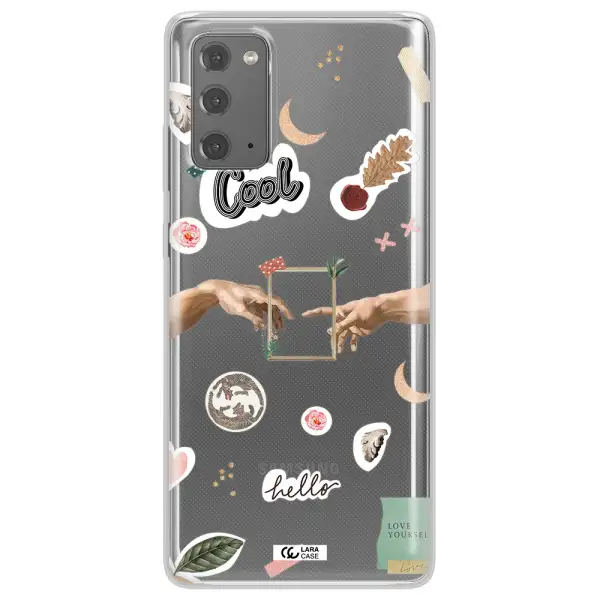 Creation Of Adam Samsung Note 20 Clear TPU Case