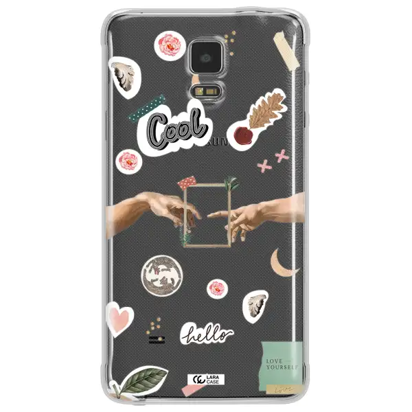 Creation Of Adam Samsung Note 4 Clear TPU Case
