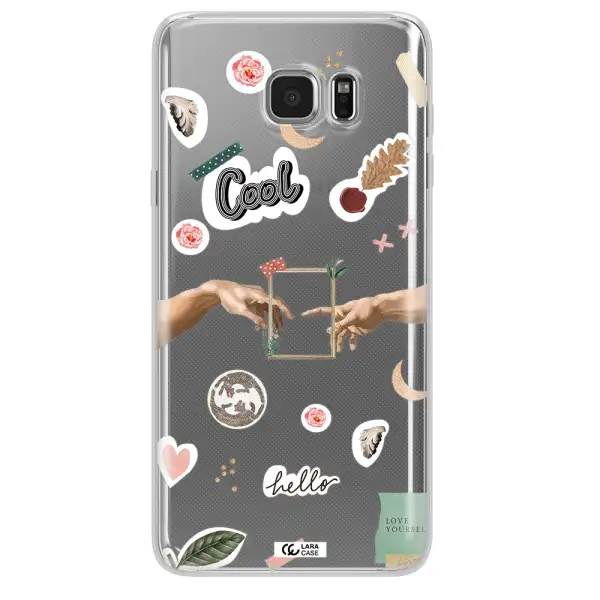 Creation Of Adam Samsung Note 5 Clear TPU Case