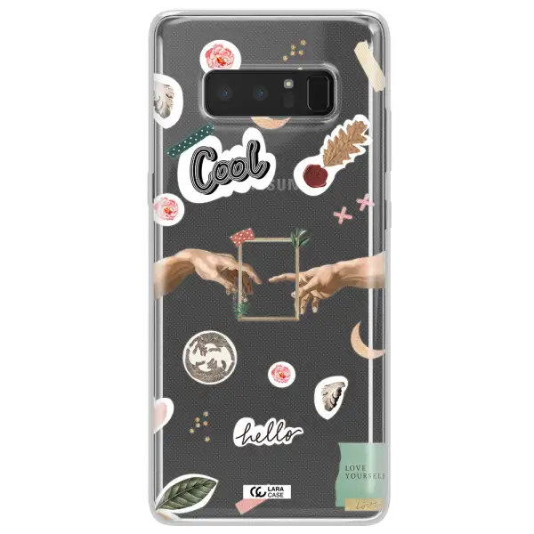 Creation Of Adam Samsung Note 8 Clear TPU Case