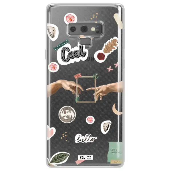 Creation Of Adam Samsung Note 9 Clear TPU Case