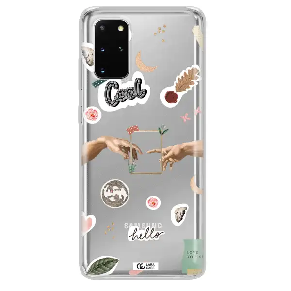 Creation Of Adam Samsung S 20 Plus Clear TPU Case