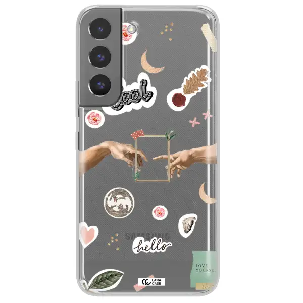 Creation Of Adam Samsung S 22 Plus Clear TPU Case