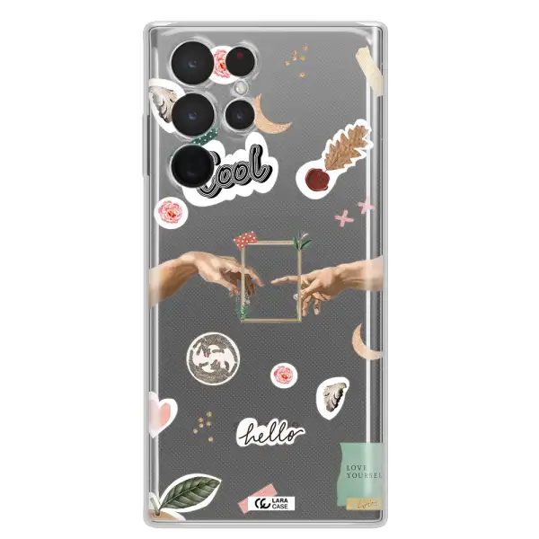 Creation Of Adam Samsung S 22 Ultra Clear TPU Case