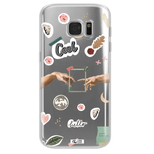 Creation Of Adam Samsung S 7 Clear TPU Case