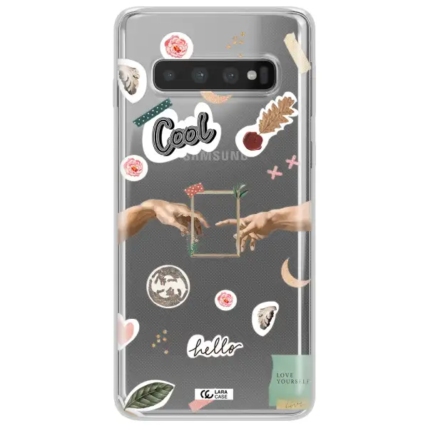 Creation Of Adam Samsung S10 Clear TPU Case