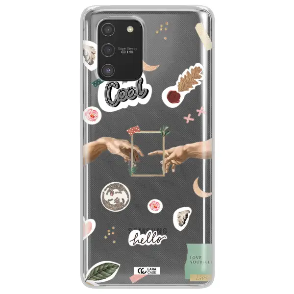 Creation Of Adam Samsung S10 Lite Clear TPU Case