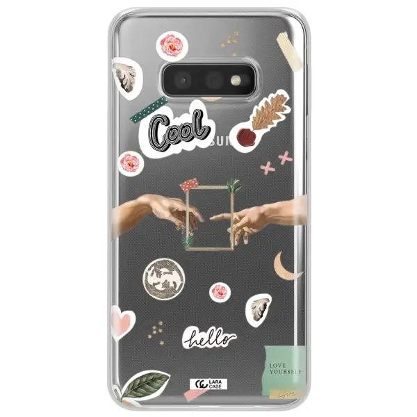 Creation Of Adam Samsung S10e Clear TPU Case
