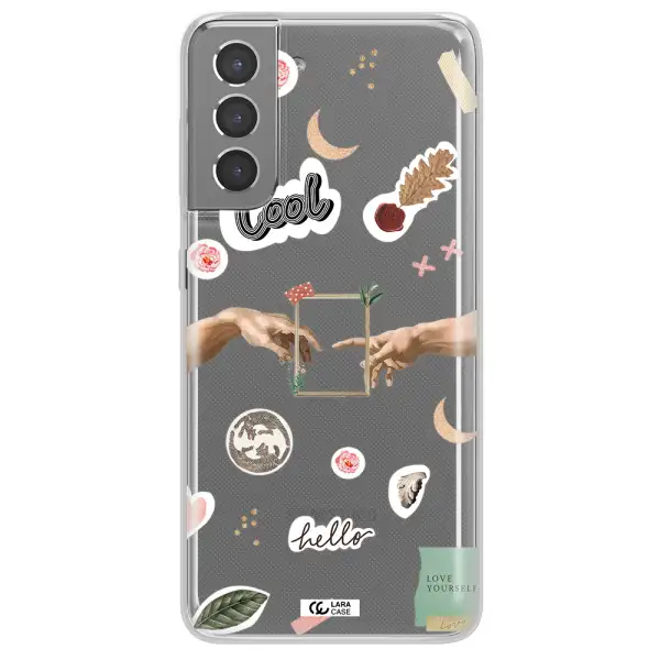 Creation Of Adam Samsung S21 Clear TPU Case