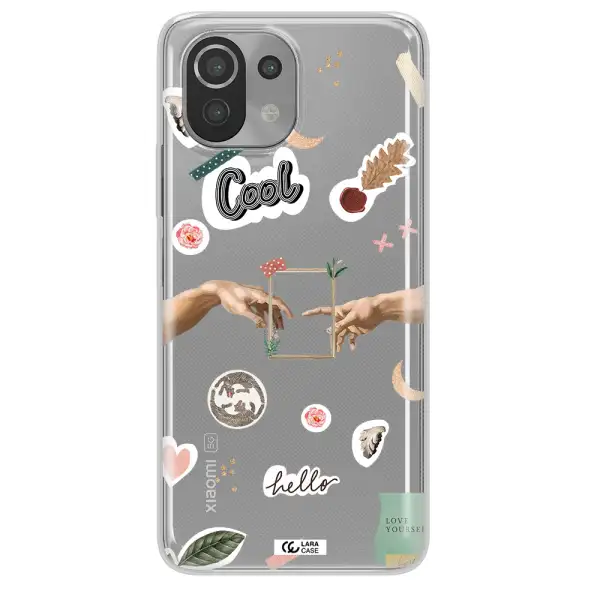 Creation Of Adam Xiaomi Mi 11 Lite Clear TPU Case