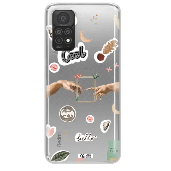 Creation Of Adam Xiaomi Note 11 Pro Clear TPU Case