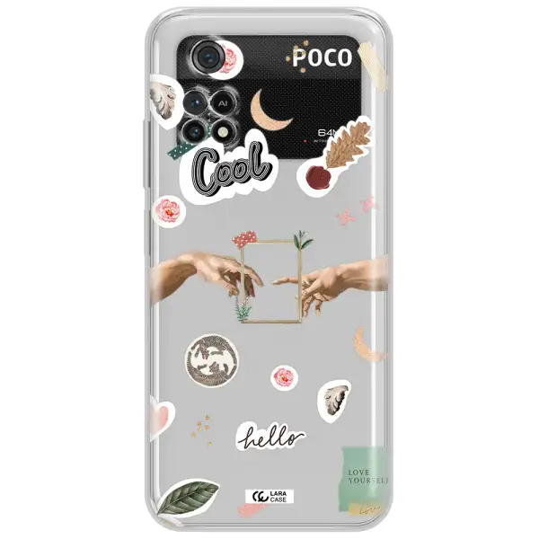 Creation Of Adam Xiaomi Poco M4 Pro 4G Clear Tpu Case