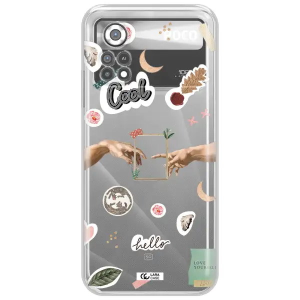 Creation Of Adam Xiaomi Poco X4 Pro Clear TPU Case