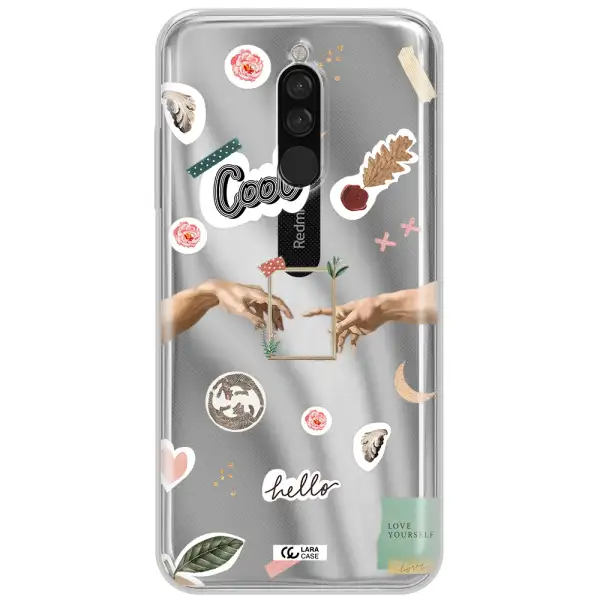 Creation Of Adam Xiaomi Redmi 8 Clear Tpu Case