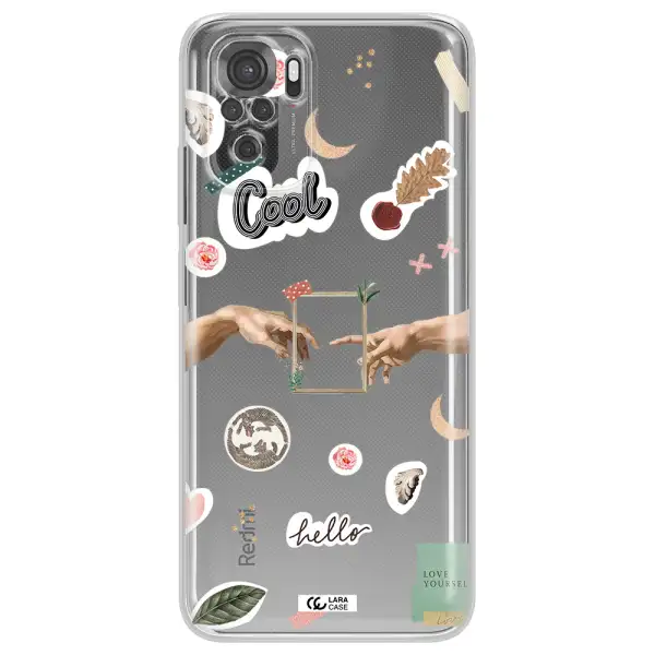 Creation Of Adam Xiaomi Redmi Note 10S Clear Tpu Case