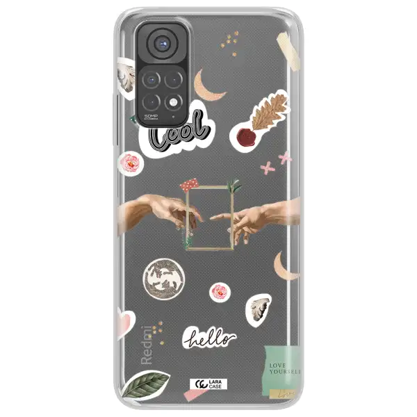 Creation Of Adam Xiaomi Redmi Note 11 Clear TPU Case