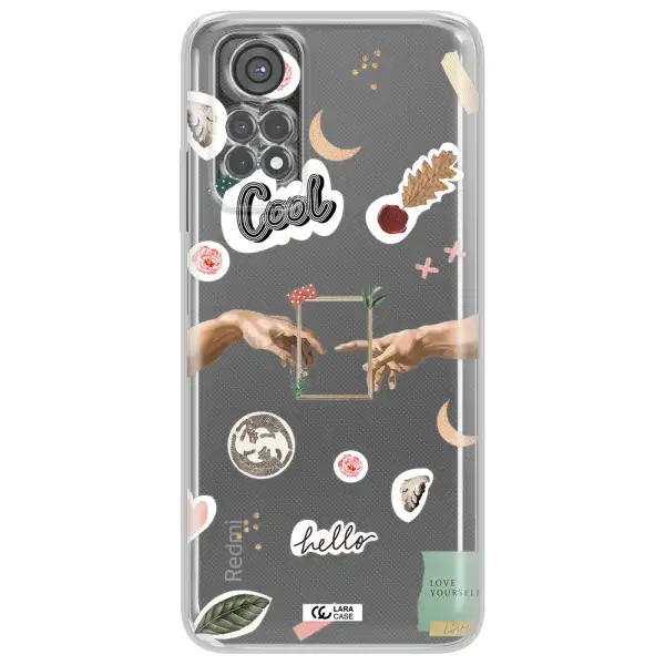 Creation Of Adam Xiaomi Redmi Note 11S Clear Tpu Case
