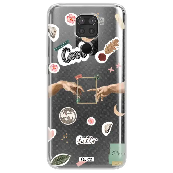 Creation Of Adam Xiaomi Redmi Note 9 Clear TPU Case