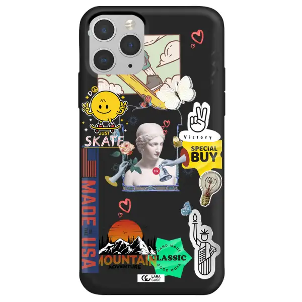 Usa Symbols Apple iPhone 11 pro Silicone black Case