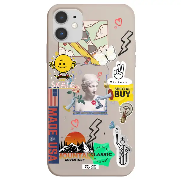 Usa Symbols Apple iPhone 11 Silicone Stone Case