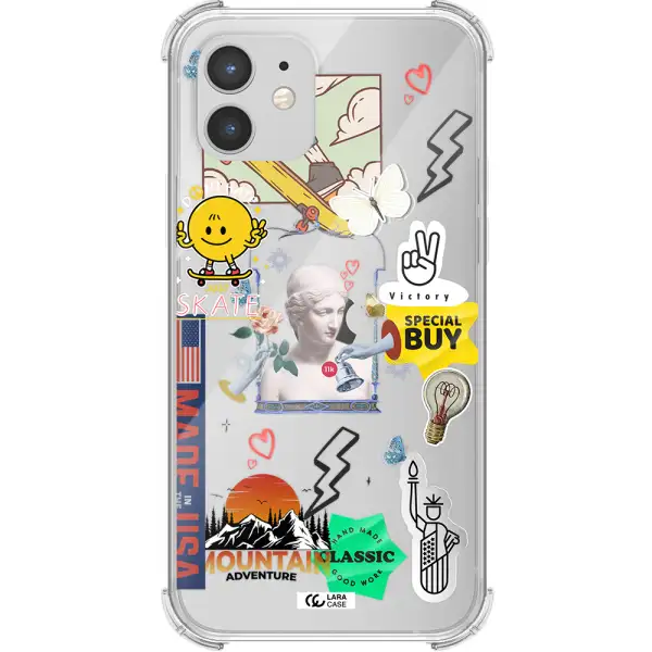 Usa Symbols Apple iPhone 12 mini Clear PC Case