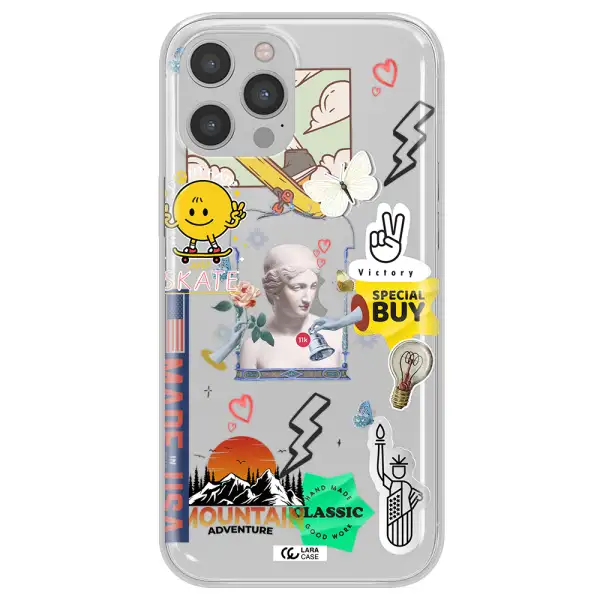 Usa Symbols Apple iPhone 12 pro max Clear TPU Case