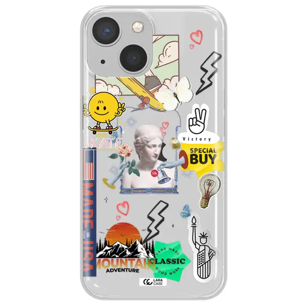 Usa Symbols Apple iPhone 13 Clear TPU Case