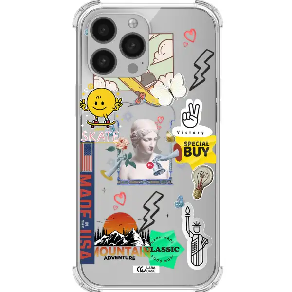 Usa Symbols Apple iPhone 13 Pro Clear PC Case