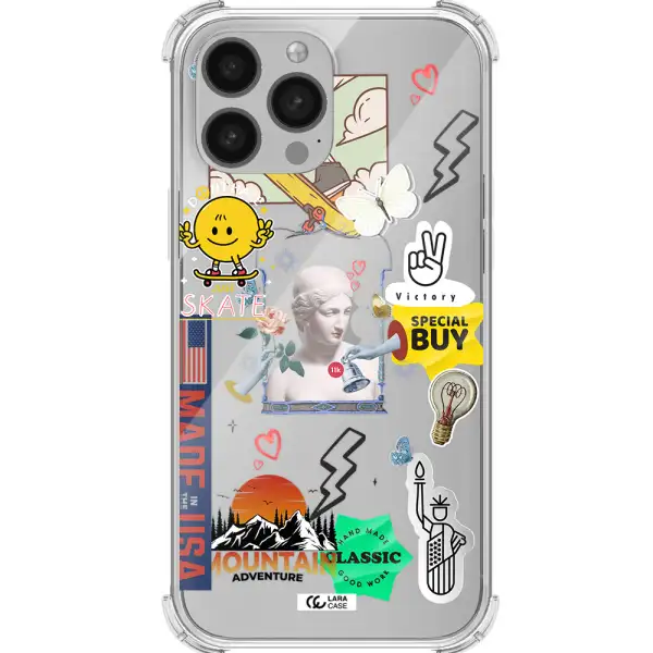Usa Symbols Apple iPhone 13 Pro Max Clear PC Case