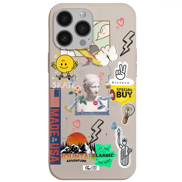 Usa Symbols Apple iPhone 13 Pro Silicone Stone Case