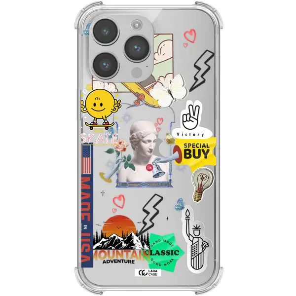 Usa Symbols Apple iPhone 14 pro Clear PC Case