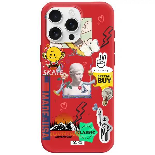 Usa Symbols Apple Iphone 16 Pro Max Silicone Stone Case