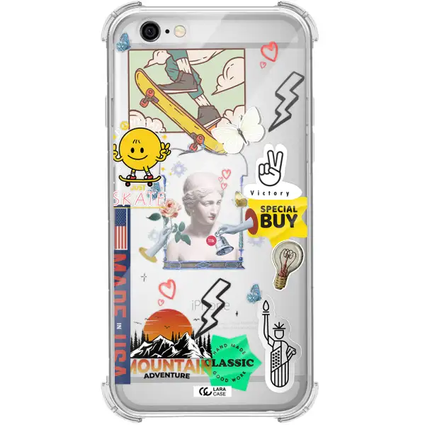 Usa Symbols Apple iPhone 6 Clear PC Case